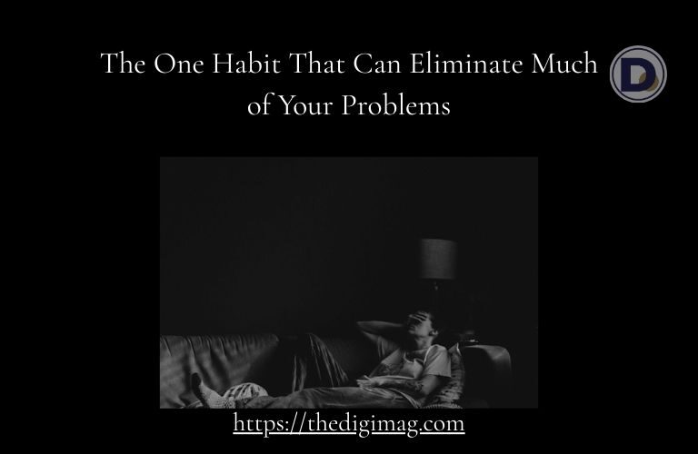 One Habit that can eliminater much of your problems - Image shows A man taking nap