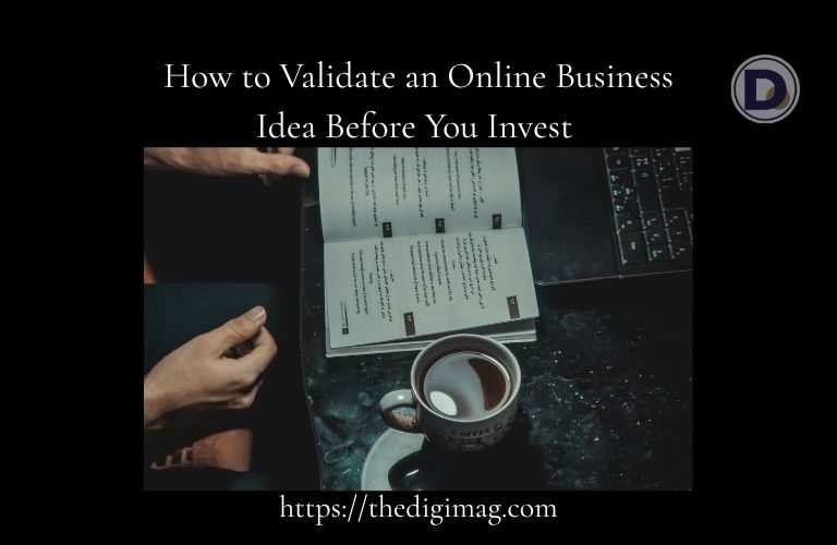 How to Validate an Online Business Idea Before You Invest - Banner