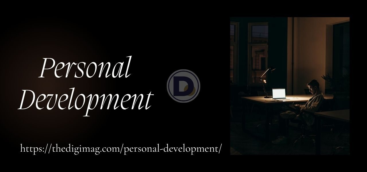 Person reading a book under a lamp — personal development and self-growth concept