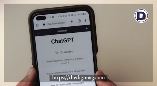Smartphone displaying ChatGPT interface representing AI and chatbot usage.