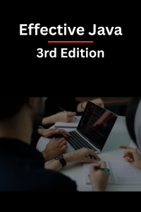Effective Java - Book Cover.